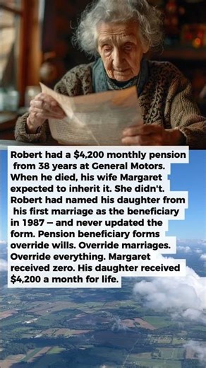 Her Stepdaughter Took His $4,200 Pension — His Wife Got Nothing