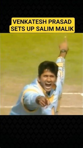 Venkatesh Prasad set up plan for Salim Malik wicket | #shortsfeed #shorts #cricket #cricketshorts