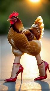 Why This Chicken is Wearing High Heels