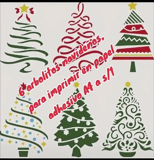 6 Arbolitos Navideños para Decorar