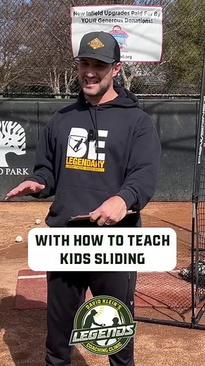 How to slide: An under taught and overlooked skill. Aside from demonstrating and having kids lay on the ground with proper form, it is tough to teach. How do you teach it? #legendsbaseball #baseball #baseballlife #kidsbaseball #baseballforkids #youthbaseball #coach #coachdavid #coaching | Legends Baseball & Softball Camps