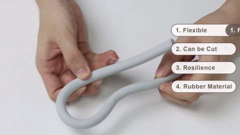 DGSL Backer Rod 1/2 Inch, Caulk Saver for Gaps and Joint Concrete Filling, EPDM Rubber Backer Rod Joint Filler for Driveway and Wall Cracks (16.4 Ft Length)