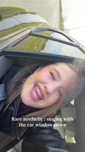 Singing with Car Window Down: Rare Aesthetic
