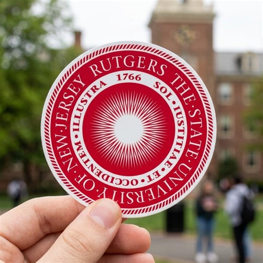 Rutgers University Sticker, Rutgers Scarlet Knights Vinyl Decal for Laptop, New Jersey College Graduation Alumni Gift - Etsy
