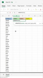 158K views · 896 reactions | WRAPCOLS Function in Excel  #exceltips #exceltricks #Excel #exceltutorial | computernotion | Facebook