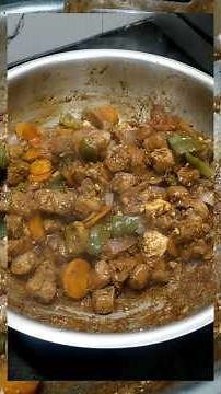 Protein soya recipe Chinese Style Soya Chunks Recipe | Healthy & Tasty #fiberdiet #soyachilli #yummy