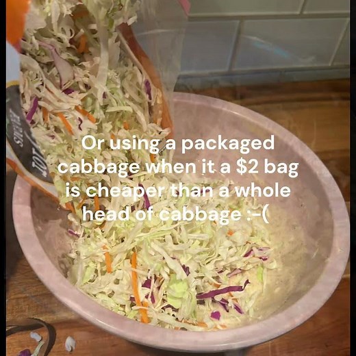 Easy coleslaw with mayo