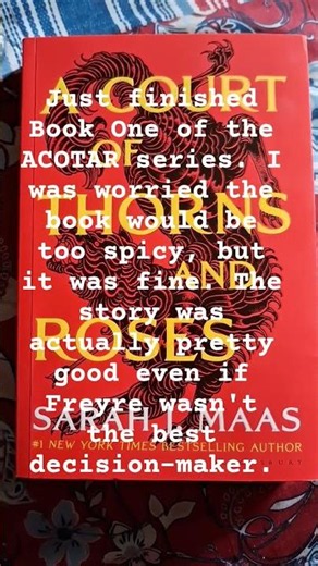 Book Recommendation: A Court of Thorns and Roses