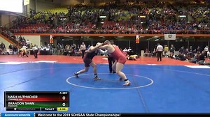Blink and you'll miss it! Chamberlain Junior Nash Hutmacher returns to the state wrestling tournament with this warp speed win in the first round. Our coverage continues all weekend with live video from all 8 mats at www.sdpb.org/live and finals for both A and B live on SDPBTV starting at 7pm/6MT Saturday evening. | SDPB Sports
