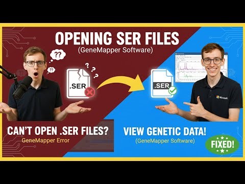 Opening SER Files (GeneMapper)