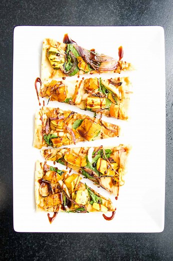 Easy Vegan Flatbread Recipe - Debra Klein