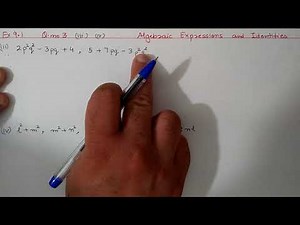 Ex.8.1 Q.1 {all parts} Chapter:8 Algebraic Expressions and Identities | Ncert Maths Class 8 |