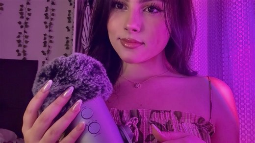 【Dimples Asmr】ASMR  蓬松的麦克风抓挠声和几乎听不见的耳语助眠 ⭐️