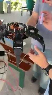 18-DOF Hexapod Spider Robot Simulation