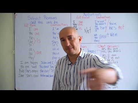 Verb to be=#1-Todo= inglés de cero