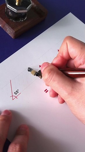 How to write a Copperplate B #calligraphy | Made by Edgar