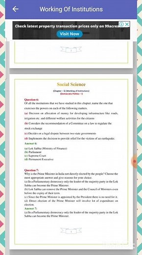 class 9 | Sosial science | civics | chapter 4 | question Answer |