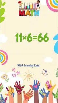 11’s Table | Easy Multiplication Table for Kids | Vital Learning Kare