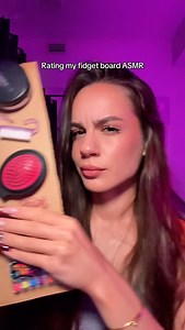 Rating my fidget board ASMR 🤤🩷 #asmr #asmrsounds #asmrvideo #sleep #tingles | Kaitlyn Fall Asmr