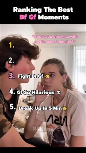 Ranking The BEST BF GF Moments