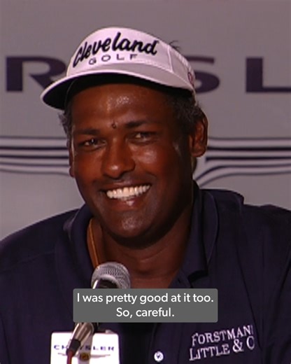 Golf’s first $10,000,000 season. 20 years ago, Vijay Singh capped off one of the best seasons of all-time with his NINTH win of the year. Post-round, Singh reflected on his humble beginnings. #2004Vijay | PGA TOUR Champions