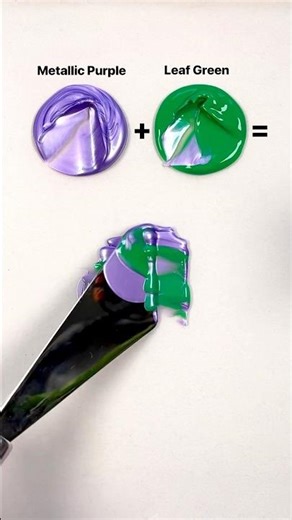 Weird color recipes #colormixing #paintmixing #satisfyingart #tappingsounds #asmrart