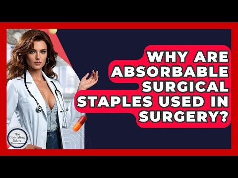 Why Are Absorbable Surgical Staples Used In Surgery? - The Operating Table