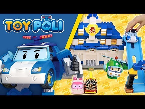 The colorful transformation of the block! | Play with Poli and block | TOY POLI