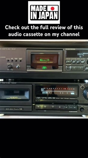 Flawless Calibration! Technics AZ7 in Action 📼 #TechnicsAZ7 #CassetteCalibration #VintageAudio #HiFi
