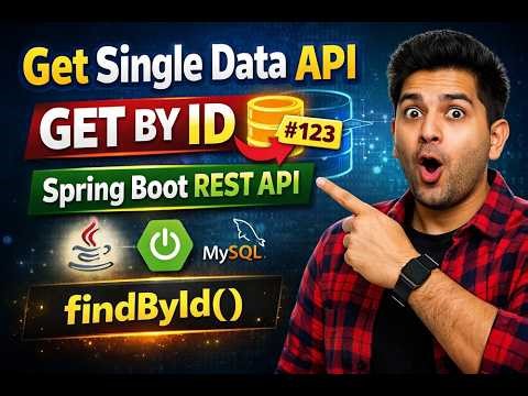 Spring Boot GET API for Single Record | RESTful Web Services | Java REST API Tutorial #springboot