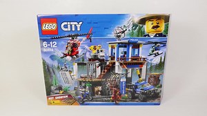 乐高60174城市系列山地特警总部