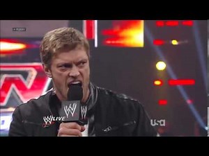 Raw 2012 Edge returns to confront John Cena