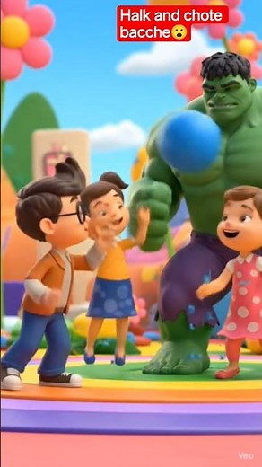 Hulk Playing with Kids | Superhero Fun Time 💥Cute Kids Fun with Hulk 😍Hulk Makes Kids Happy |