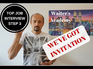 INTERVIEW for a TOP JOB! Episode 3. Gastronomy staff and restaurant servers training video.