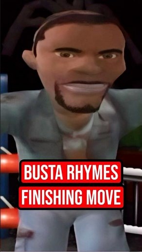 Finishing Move Busta Rhymes - Celebrity Deathmatch- Xbox Original