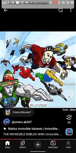 I can't open the comments; they're paused on YouTube.