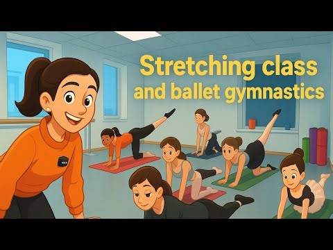 Stretching class and Ballet gymnastics #streching #ballet
