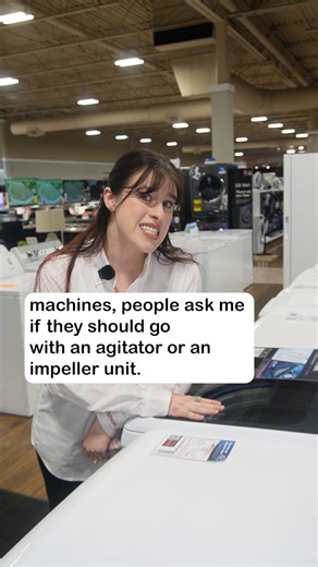 Question of the day: which is better impeller or agitator #laundry #washingmachine | ABC Warehouse