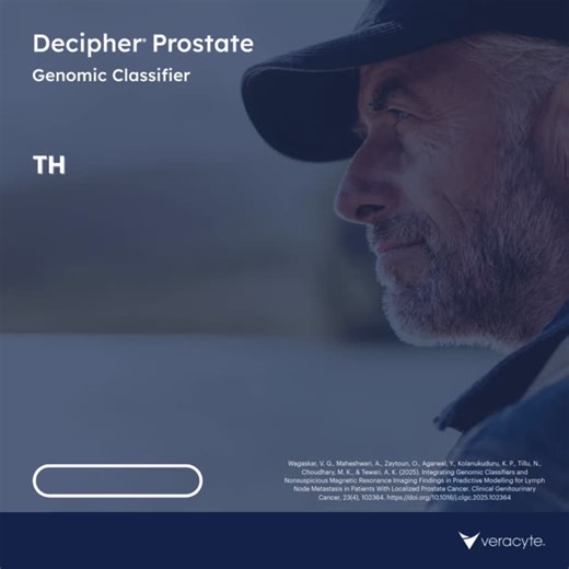 New predictive model for prostate cancer lymph node involvement | Decipher by Veracyte posted on the topic | LinkedIn