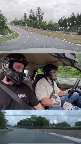 Mercedes 190E first Nürburgring rollout