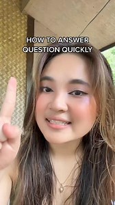62K views · 3.2K reactions | How to answer a question quickly | Gianna Abao | Facebook