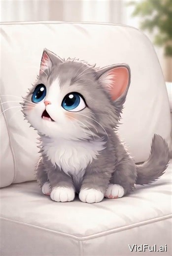 This Cute Kitten’s Big Blue Eyes Will Melt Your Heart 🐱💙