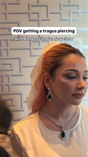 rhokea on Instagram: "your sign to get a tragus piercing!! using the best medical grade titanium by Rhokea jewellery. feat the trinity solitaire threadless labret in red (currently available in clear CZ, coming out in garnet soon!) Pierced by @poisoned_pumpkin_piercing #rhokea #titaniumjewelry #traguspiercing"