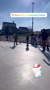 A perfect day for ice skating in Santa Claus! ⛸️ 🎅🏻 | Santa Claus, Indiana