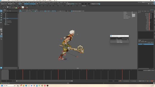 源物体拷贝复制选中帧动画给目标物体(maya)