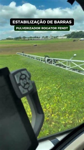 Estabilidade real: Pulverizando a 20 km/h com o Rogator Fendt