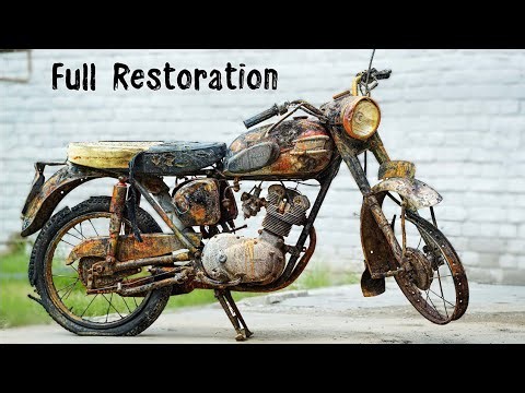 Full RESTORATION 60 Years Old Destroyed British Motorcycle ASMR
