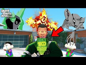 GTA 5 : Franklin & Shinchan Become Ben 10 in GTA 5! | All Alien Powers Unlocked! 👽