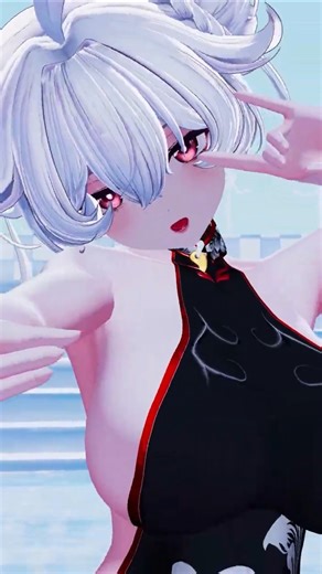 [Shorts 4K VRCHAT MMD] HIMEHINA - キスキツネ(Kiss Kitsune) #mmd #vrc #vrchat #vrchatmmd #vrcmmd