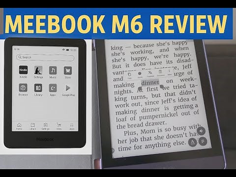 Meebook M6 E Ink e-reader. Unboxing, installing apps and testing Android eReader